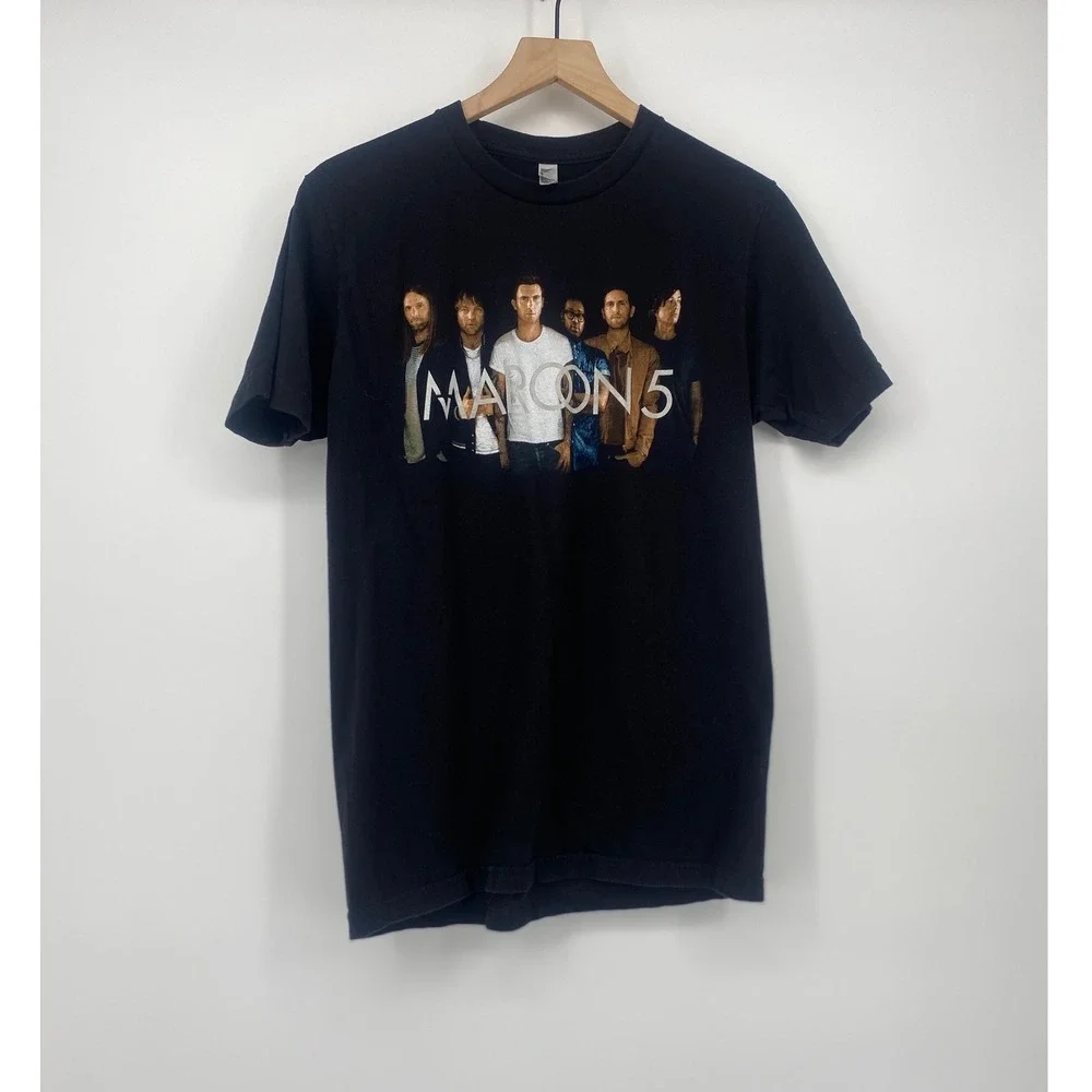 Maroon 5 Tour 2017 Band T-Shirt Mens Size M Black Graphic Concert Tee USA Made